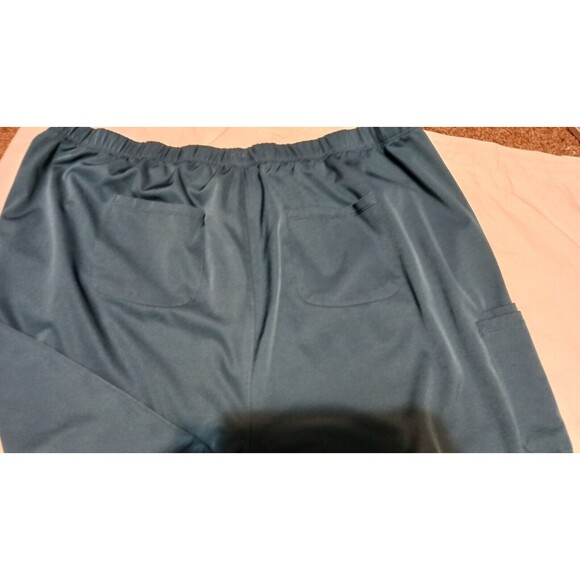 Healing Hands Scrubs Turquoise 3x Stretch Pockets Nurse Work Career Light - Picture 5 of 6